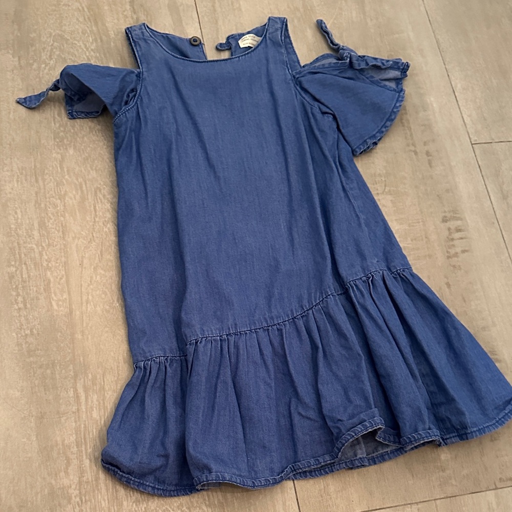 Zara Denim Blue Kids Dress